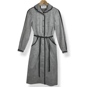 Mollie Parnis Vintage Ultrasuede Dress Size XS Secretary Mod Union Made‎ in USA
